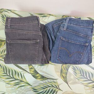 BUNDLE Levis Jeans High Rise Skinny Sz 26/27